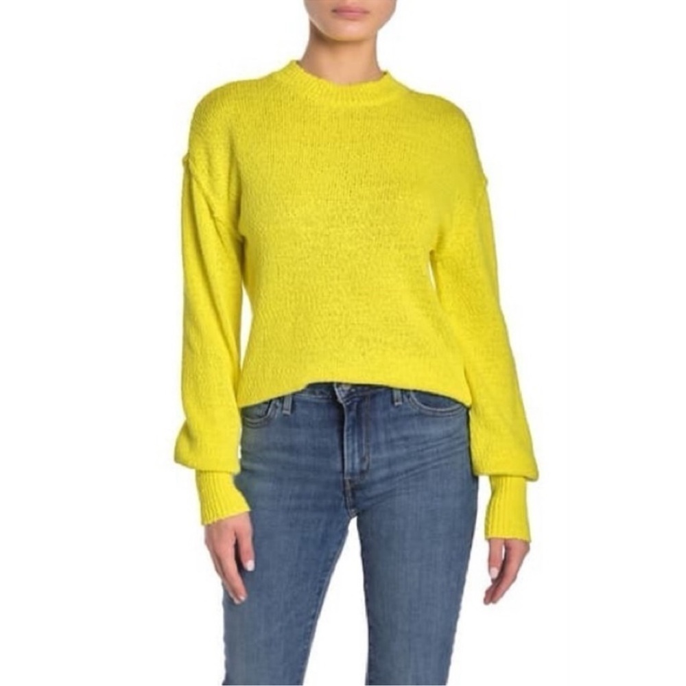 NWT Abound Yellow Knit Sweater Size XL